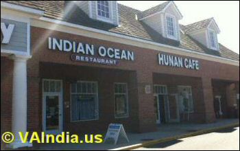 Indian Ocean, VA Restaurant