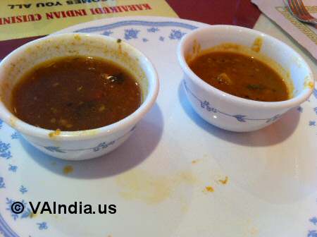 Karaikudi Rasam, Sambar © VAIndia.us