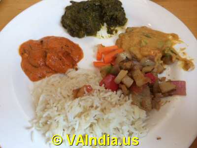 Indian Buffet Entrees image © VAIndia.us