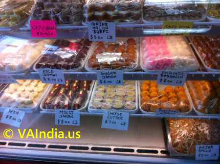 Indian Sweets Counter image © VAIndia.us